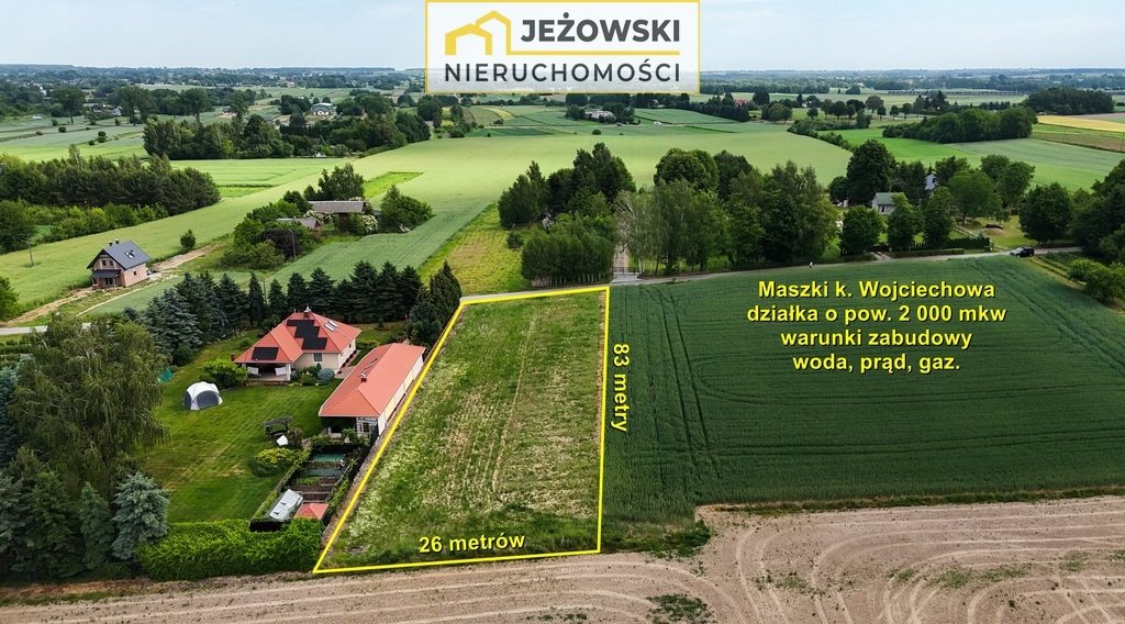 Działka inna na sprzedaż Maszki K. Wojciechowa  2 000m2 Foto 3