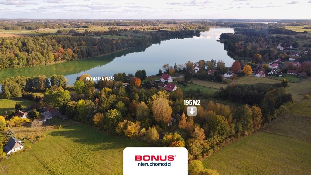 Do sprzedania działka nad jeziorem Dłużec z plażą i infrastrukturą Borowe  195m2 Foto 1