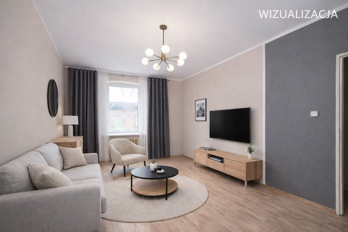 Do sprzedania przestronne mieszkanie 61 m² z potencjałem i ogrodem Myszków  61m2 Foto 1