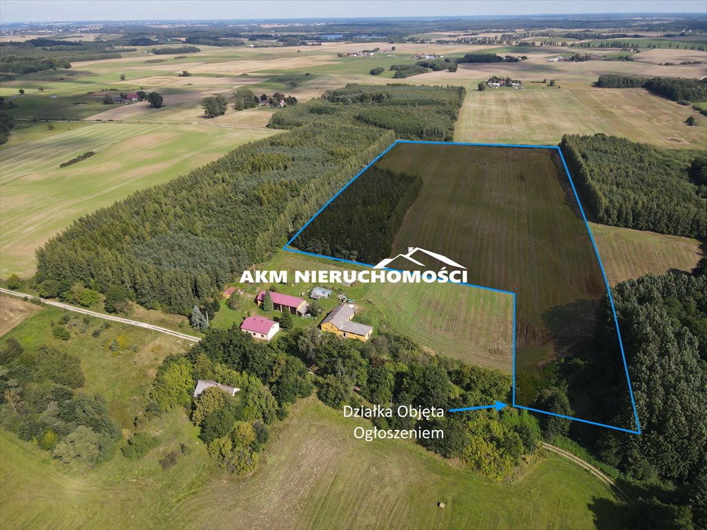 Sprzedam 6,72 ha ziemi rolnej z dużą powierzchnią i dobrym dojazdem Gilwa  67 200m2 Foto 1