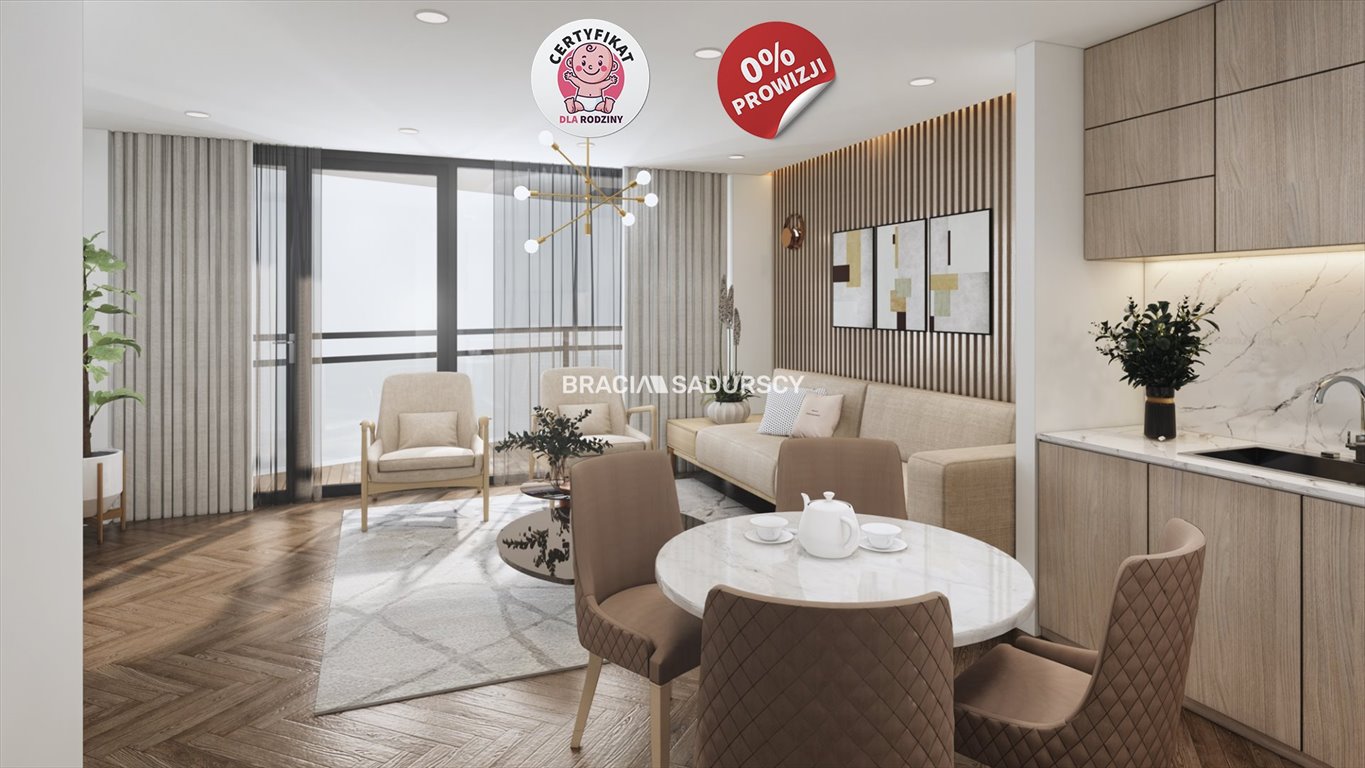 Nowoczesny apartament 5 pokoi, 80m2, cisza i komfort Kraków, Czyżyny, Gałczyńskiego  80m2 Foto 1