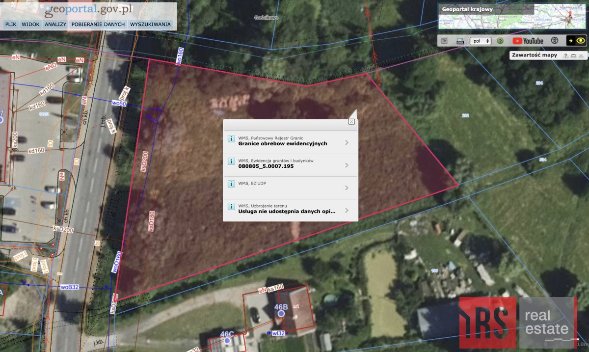 Na sprzedaż działka 4400 m² z linią brzegową i mediami Jordanowo  4 400m2 Foto 1