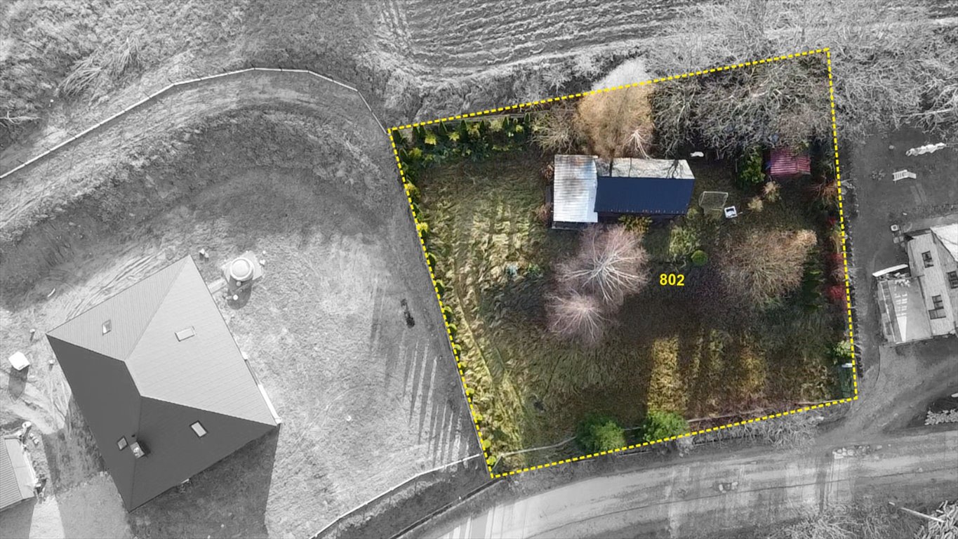 Urokliwy drewniany dom 60 m2 z ogrodem i tarasem Stróżówka  60m2 Foto 1