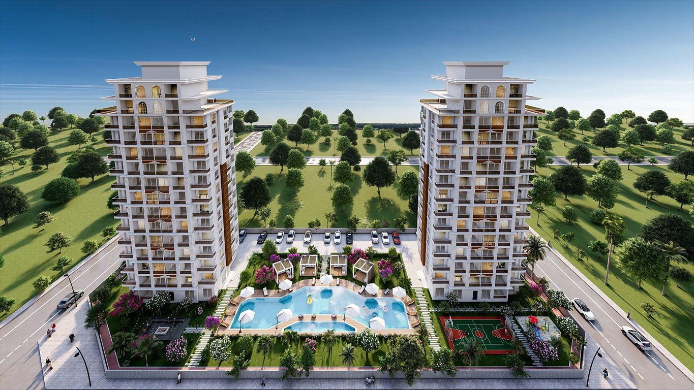 Kawalerka na sprzedaż Turcja, Mersin, Deniz, Mezitli, Mersin  60m2 Foto 1