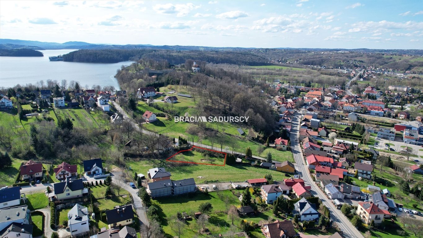 Działka budowlana na sprzedaż Dobczyce, Królowej Jadwigi  1 446m2 Foto 1