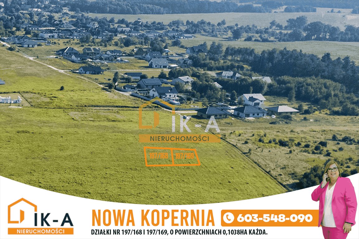 Działka budowlana na sprzedaż Nowa Kopernia, Nowa Kopernia  1 038m2 Foto 2