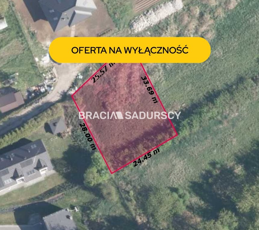 Działka budowlana 760 m² w Zaciszu – media, płaska, idealna pod dom Dojazdów, Zacisze  760m2 Foto 1