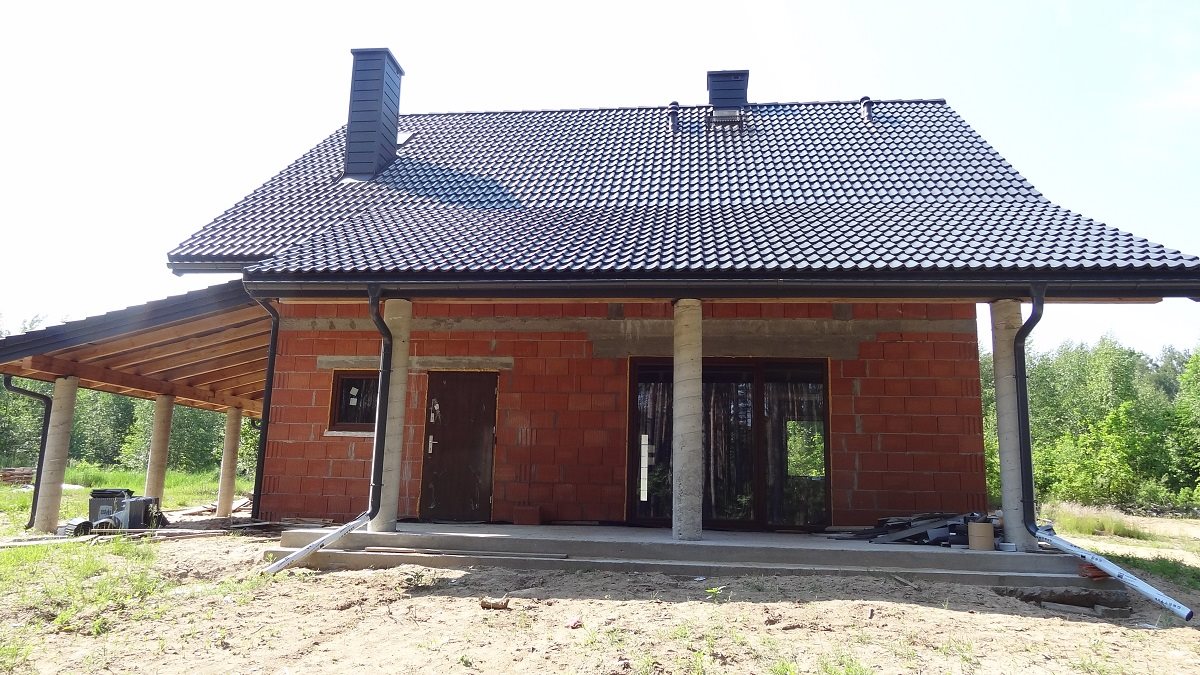 Dom z tarasem i widokiem na las w Grabówce Grabówka  138m2 Foto 1