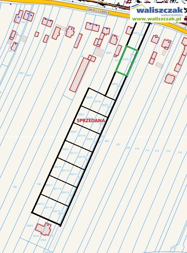 Działka budowlana na sprzedaż Piotrków Trybunalski, Świerczowska  701m2 Foto 3