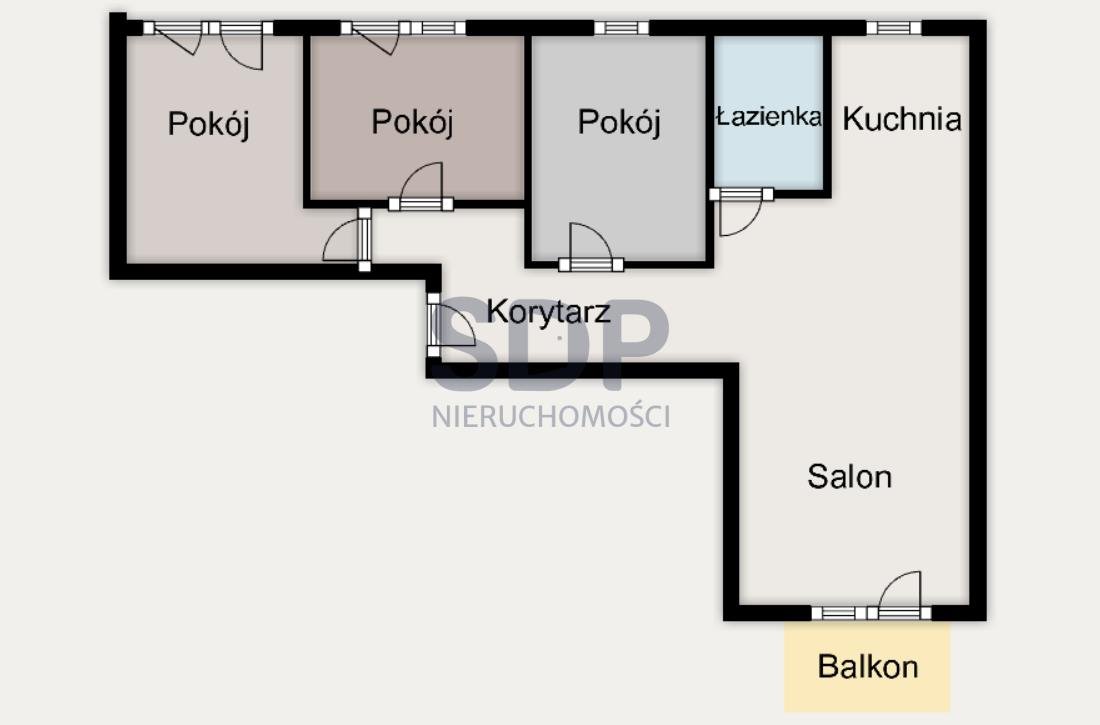 Mieszkanie czteropokojowe  na sprzedaż Wrocław, Krzyki, Księże Wielkie, Opolska  72m2 Foto 2
