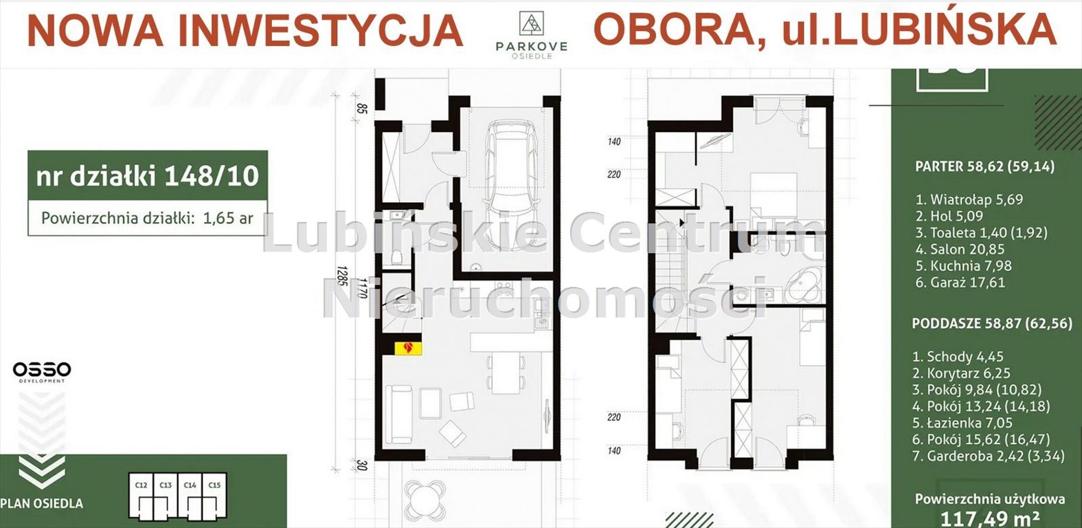 Nowoczesny dom szeregowy 162 m2 w Oborze, 4 sypialnie Obora  162m2 Foto 1