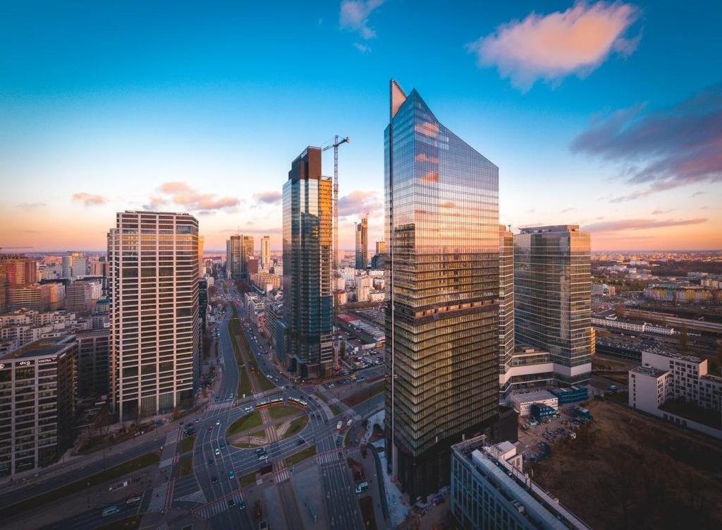 Nowoczesny biurowiec Skyliner I Warsaw 1 041 m² w Woli Warszawa, Wola, Prosta  1 041m2 Foto 1