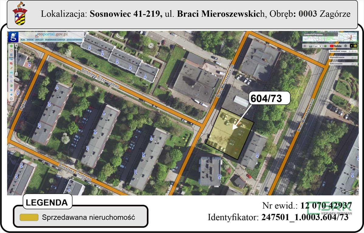 Działka 940 m² z mediami - Sosnowiec Zagórze Sosnowiec, Zagórze, Braci Mieroszewskich  940m2 Foto 1