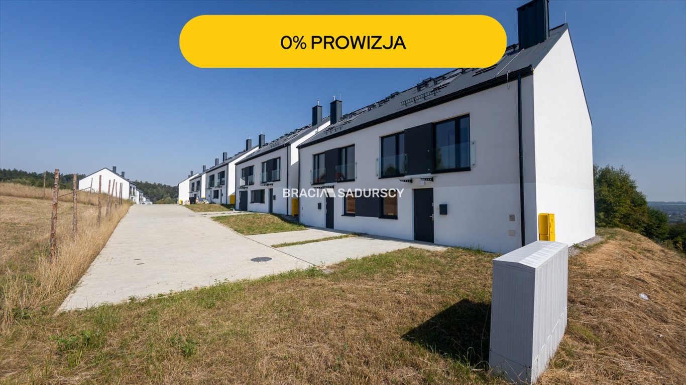 Nowoczesny dom bliźniak z widokiem na Kraków i zieleni Zabierzów, Balice, Balice, Balice  119m2 Foto 1
