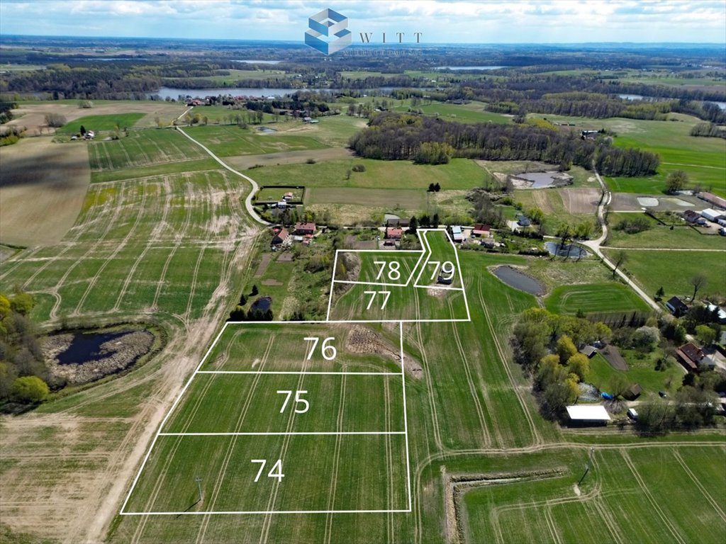 Działki budowlane nad Jeziorakiem w Huta Wielka – spokój i natura Huta Wielka  5 142m2 Foto 1