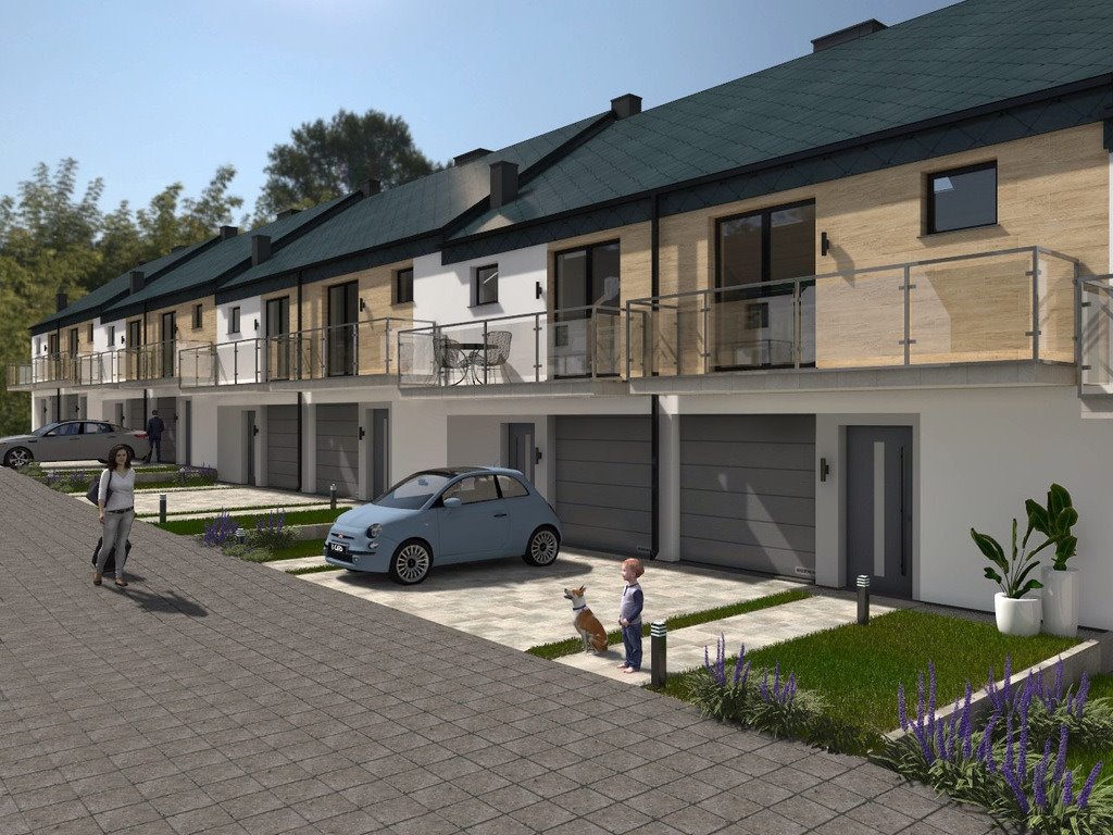 Nowoczesny dom 94,4 m² z garażem i ogrodem w Wysokiej Głogowskiej Wysoka Głogowska  94m2 Foto 1
