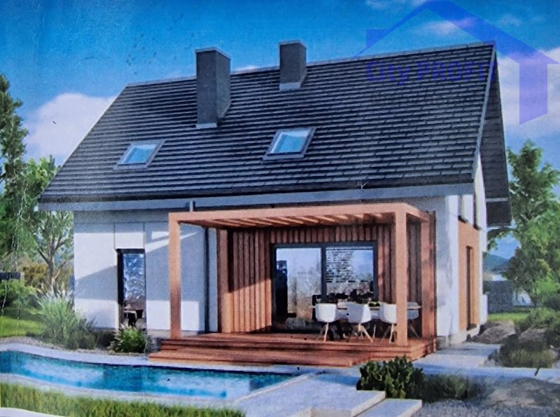 Działka z fundamentem i projektem domu w Holendrach Baranowskich Holendry Baranowskie  1 006m2 Foto 1