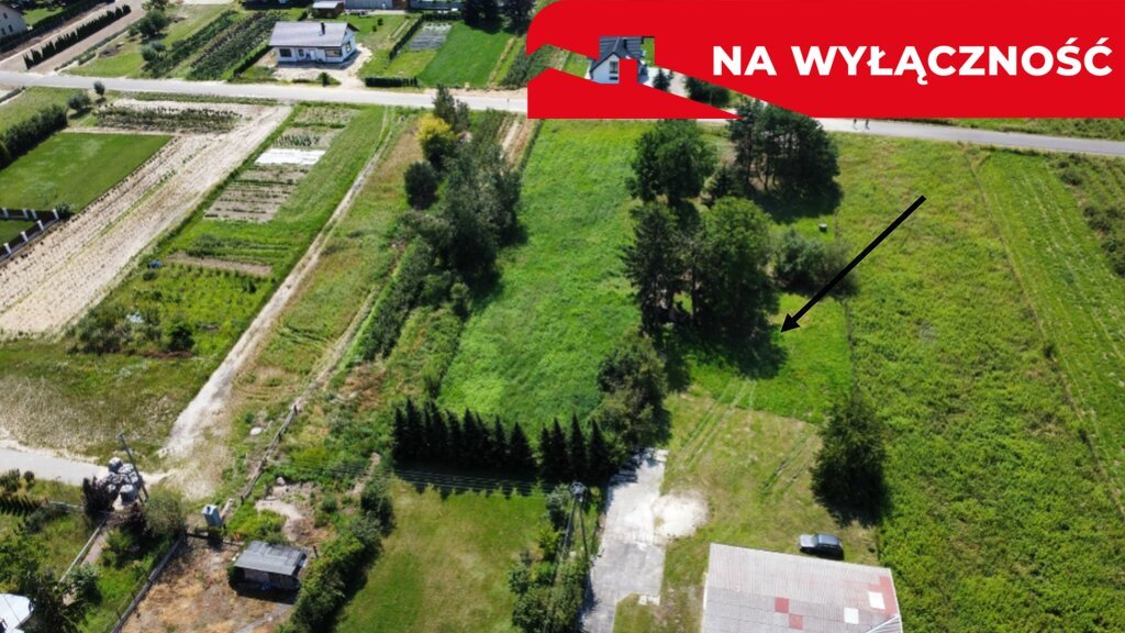 Działka budowlana 1842 m2 w centrum Końskowoli - MPZP Końskowola  1 842m2 Foto 1