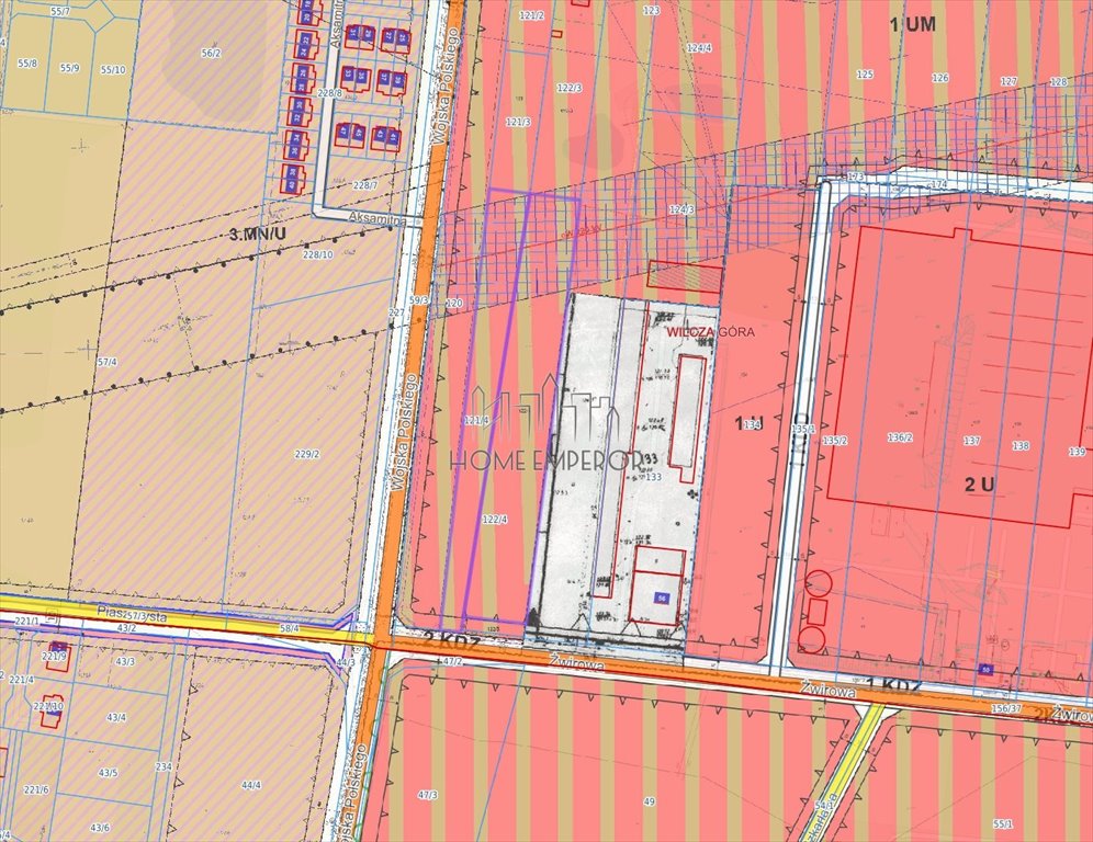 Działka budowlana na sprzedaż Wilcza Góra, Żwirowa  9 413m2 Foto 1