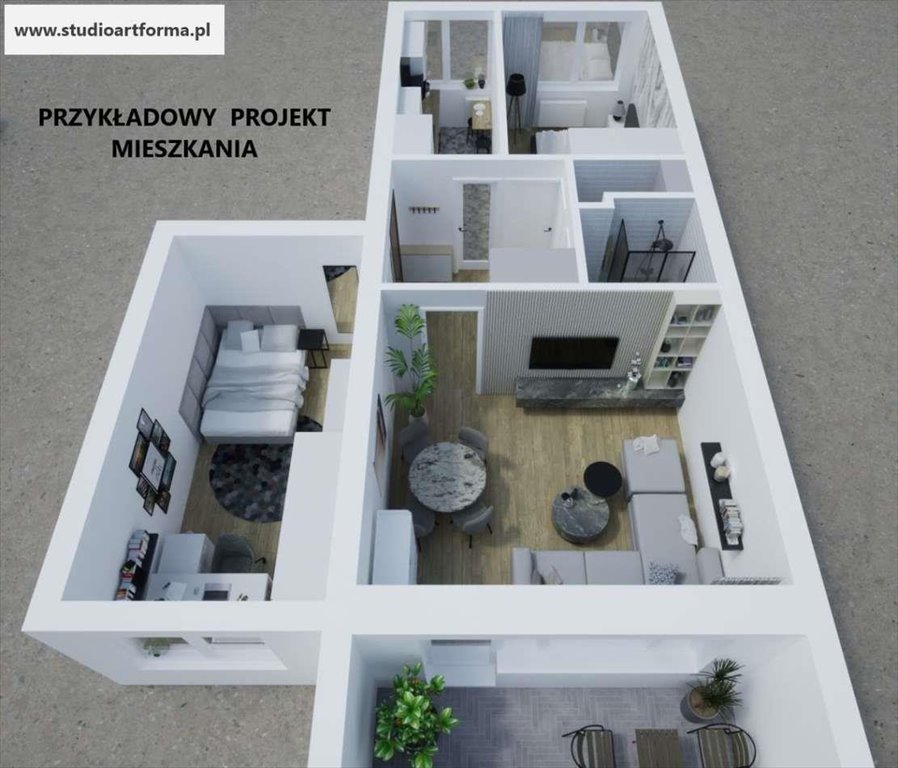 Mieszkanie trzypokojowe na sprzedaż Szczecin, Niemierzyn, Arkońskie, Bartnicza  62m2 Foto 17