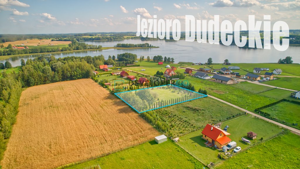 Działka z domkiem, stawem i prywatną plażą w Olecku Olecko  2 999m2 Foto 1