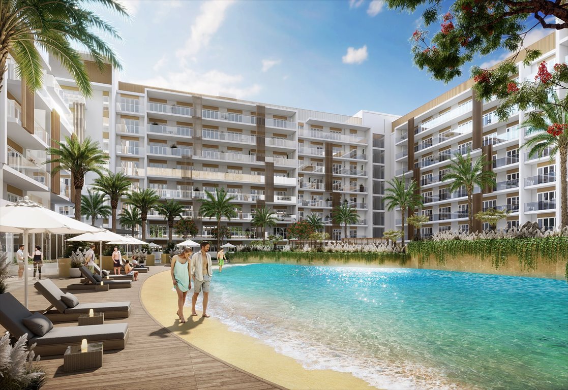Nowoczesne 97 m² z basenem i resortowym stylem Zjednoczone Emiraty Arabskie, Dubai Studio City, Dubai Studio City, Dubai Studio City, Dubaj  97m2 Foto 1