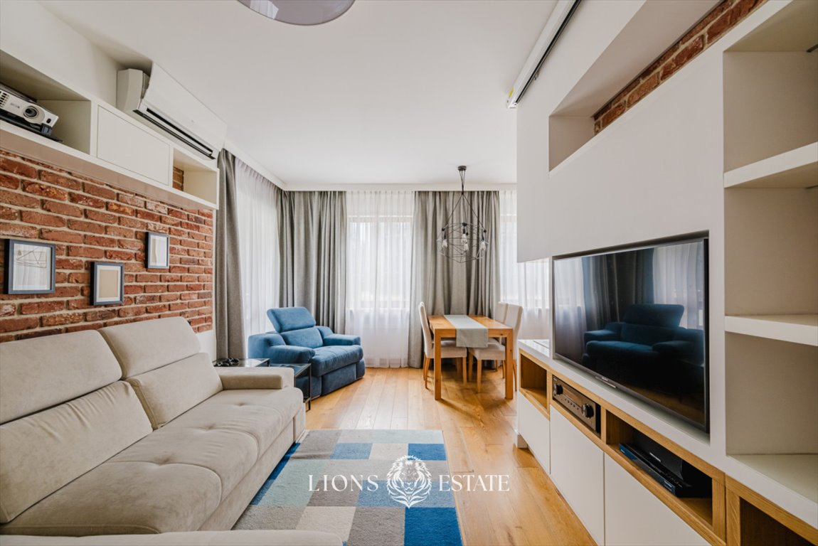 Na wynajem przestronne 3-pokojowe mieszkanie 68 m² z klimatyzacją i kinem domowym Warszawa, Wola Czyste, Giełdowa  68m2 Foto 1