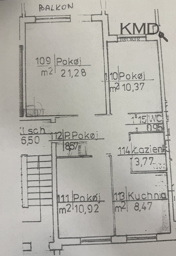 Przestronne 3 pokoje z balkonem, wysoki parter, garaż Lublin, Kielecka  64m2 Foto 1