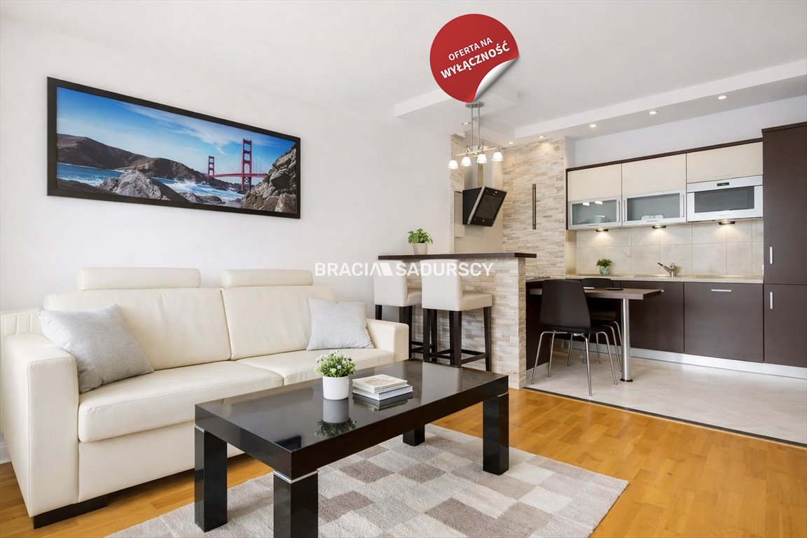 Komfortowe 2 pokoje z balkonem, wysoki standard, garaż Kraków, Dębniki, Ruczaj, Miłkowskiego  52m2 Foto 1
