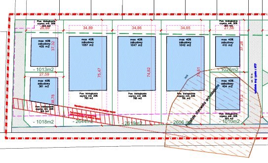 Działki usługowe w Kobylnicy pod inwestycję - 1000 m² Kobylnica  1 000m2 Foto 1