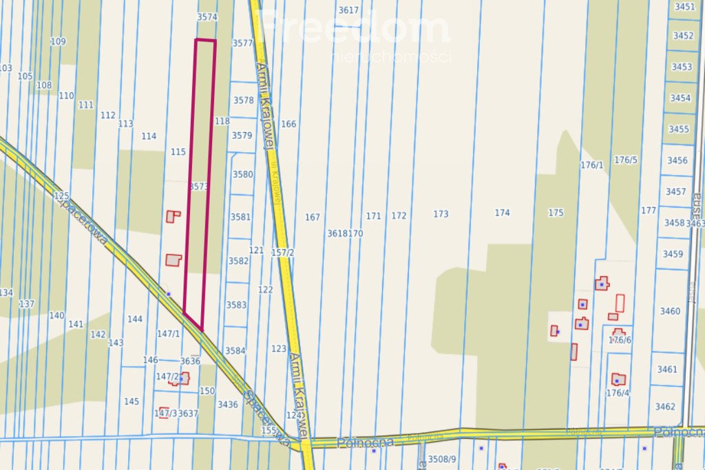 Działka rolna na sprzedaż Stanisławów, Spacerowa  4 921m2 Foto 1