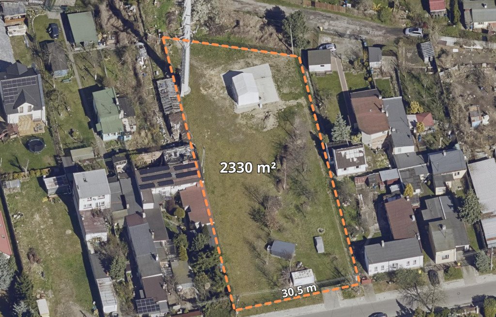 Działka inwestycyjna 2330 m² w Chojnach z dostępem do mediów Łódź, Ireny  2 330m2 Foto 1