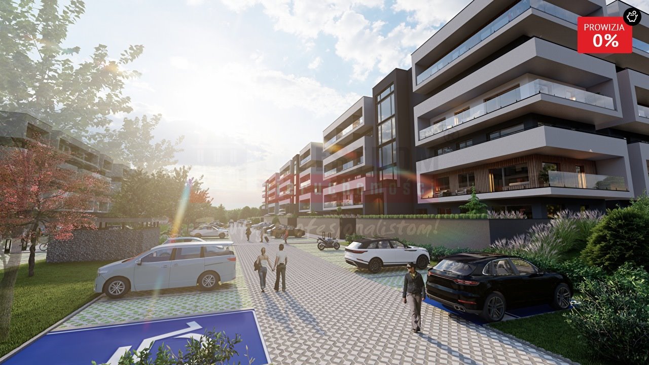 Przestronne 3-pokojowe mieszkanie z dużym balkonem w Atlantis Prestige Park Opole, Malinka  63m2 Foto 1