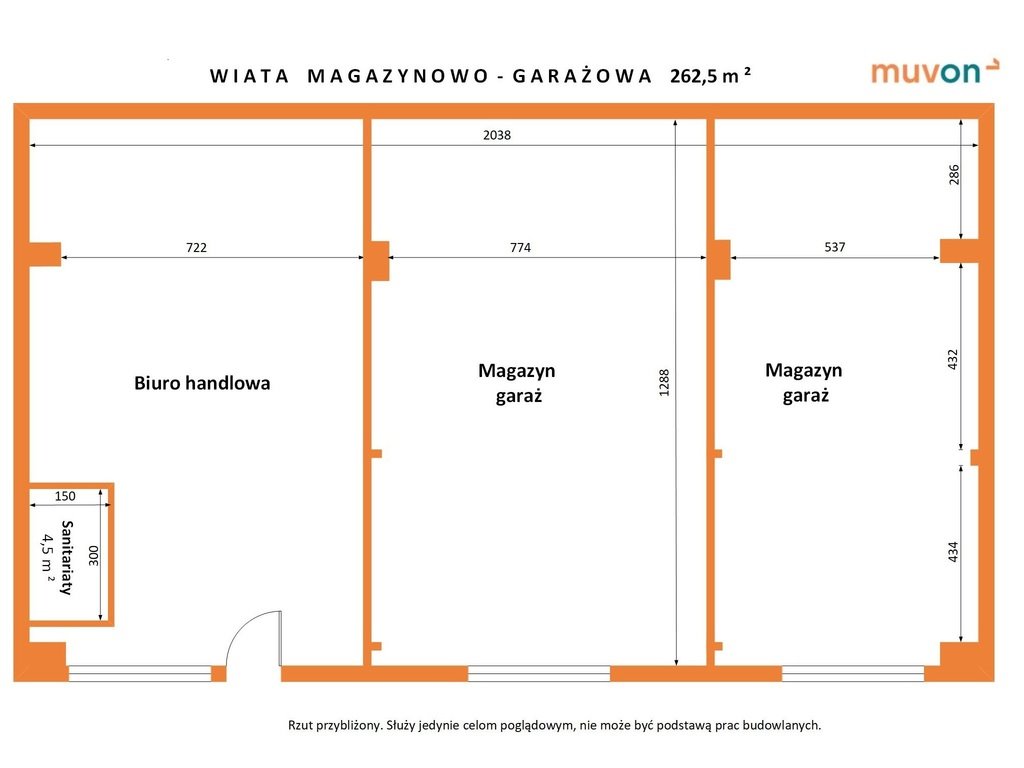 Magazyn na sprzedaż Szczerców  671m2 Foto 3