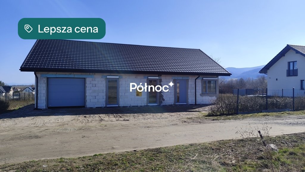 Dom parterowy z garażem i widokiem na Góry Złote Kamienica  134m2 Foto 1