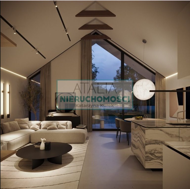 Dom 182 m² z dużym ogródkiem - nowoczesny projekt w Mościskach Mościska  182m2 Foto 1