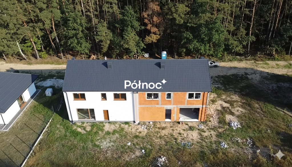 Nowoczesny dom bliźniak 172 m² z garażem i dużym ogrodem Karolew  172m2 Foto 1