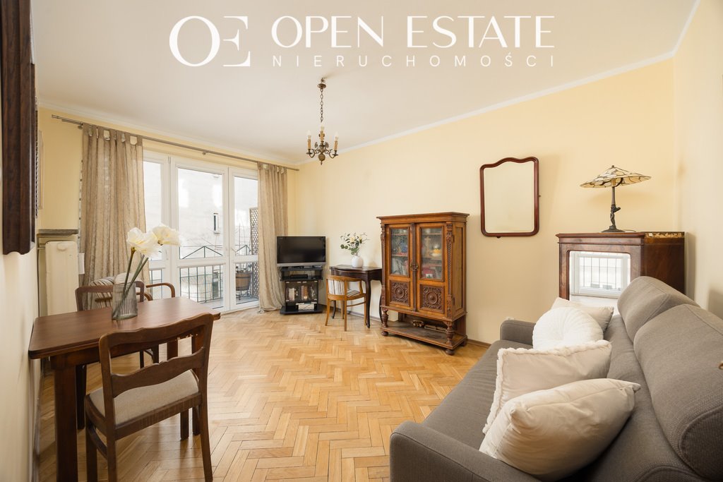 Przestronne 2-pokojowe mieszkanie na Mokotowie z balkonem i parkingiem Warszawa, Mokotowska  46m2 Foto 1