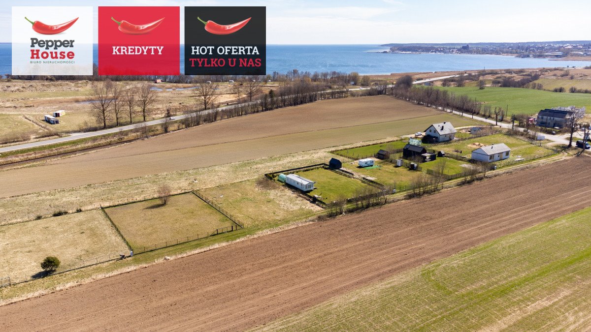 Działka 1056 m² z warunkami zabudowy, blisko morza Gnieżdżewo, Rolnicza  1 056m2 Foto 1