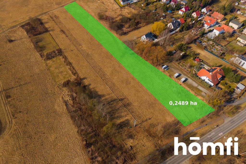 Sprzedam inwestycyjną działkę 2489 m² z MPZP we Wrocławiu Wrocław, Psie Pole, Krokusowa  2 489m2 Foto 1