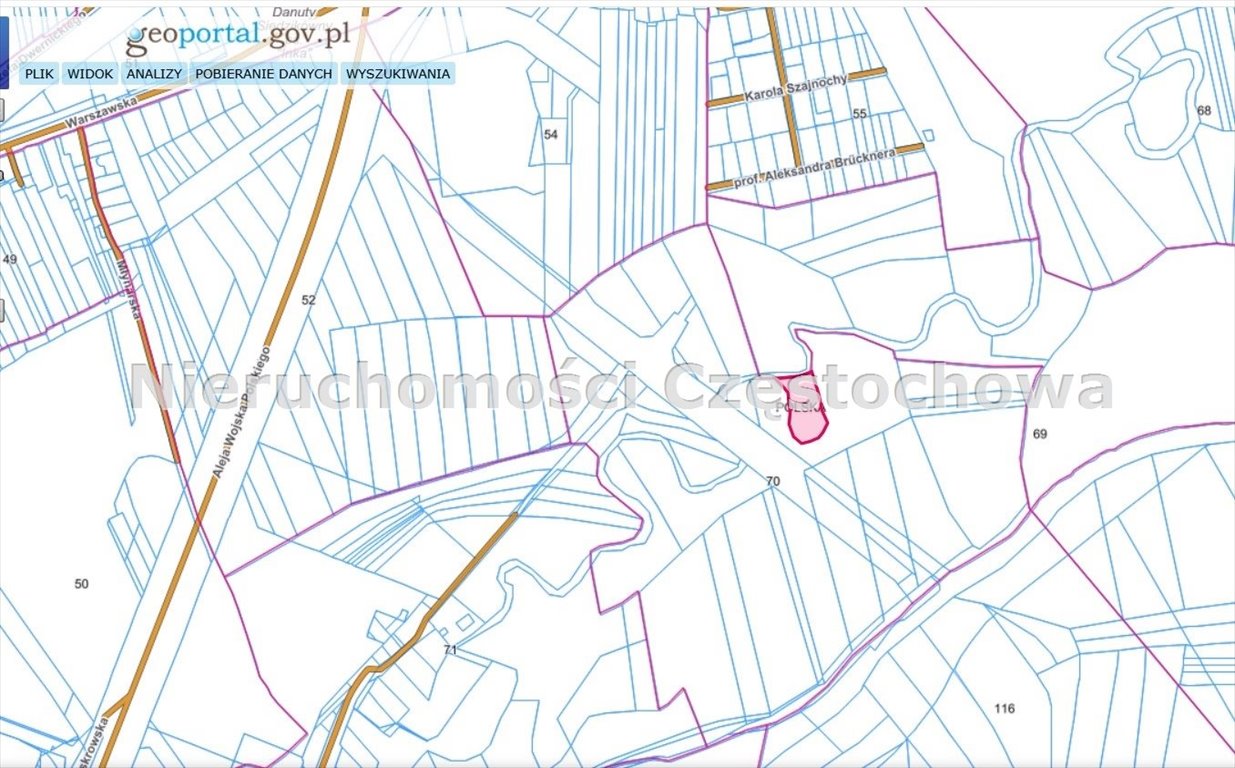 Działka inna na sprzedaż Częstochowa, Zawodzie  2 850m2 Foto 1