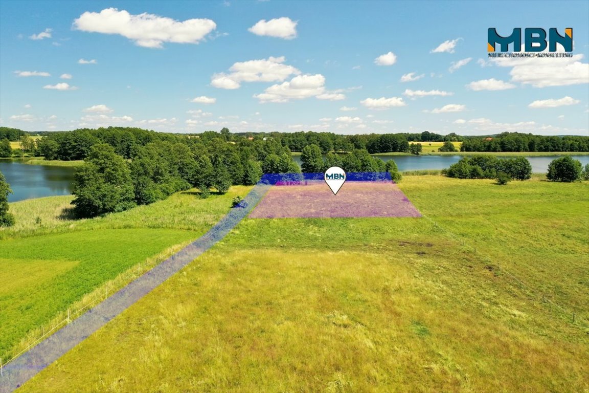Działka nad jeziorem 3028 m² z udziałem w plaży - Marcinowa Wola Miłki, Marcinowa Wola  3 028m2 Foto 1