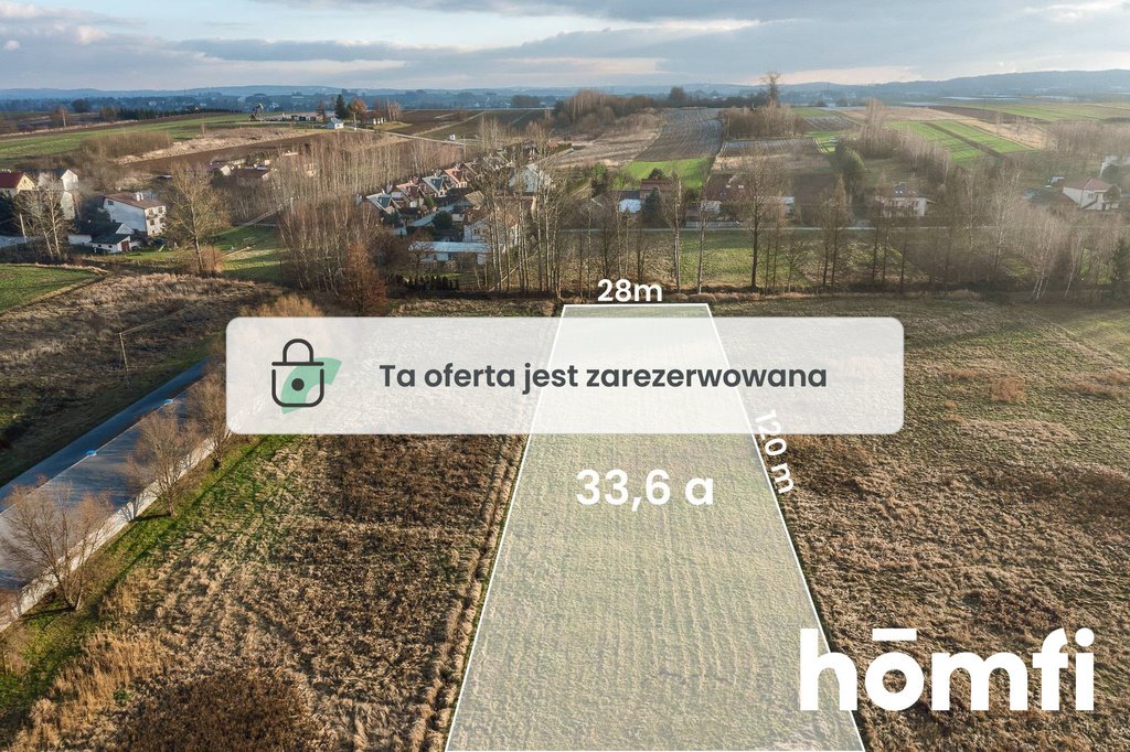 Działka budowlana 34 arów z szybkim dojazdem do Rzeszowa Zgłobień  3 400m2 Foto 1