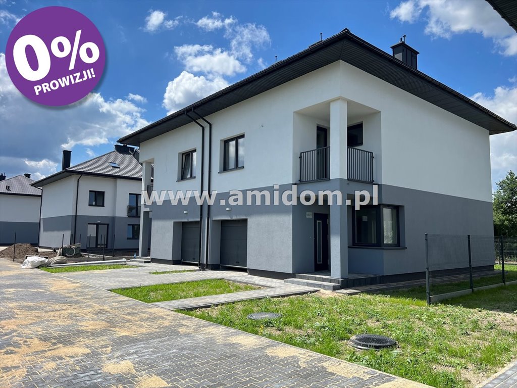 Nowoczesny bliźniak z garażem, ogród 183 m2, 4 pokoje Nadma  156m2 Foto 1