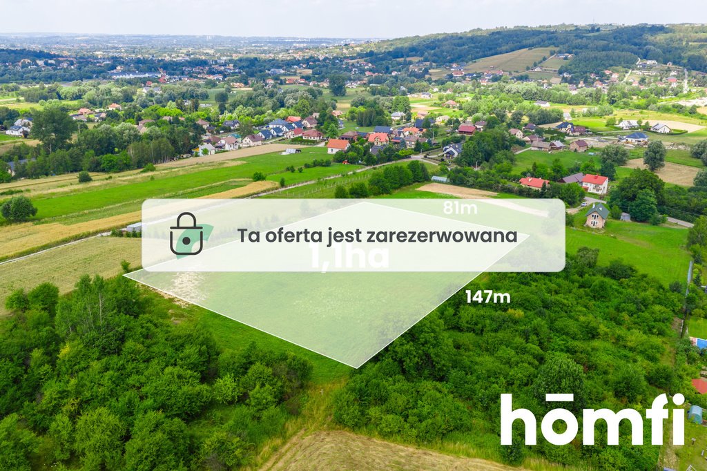 Sprzedam działkę 11 100 m² w Kielnarowej z warunkami zabudowy Kielnarowa  11 100m2 Foto 1