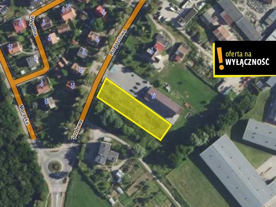 Sprzedam działkę inwestycyjną 3286 m² przy DINO w Ornecie Orneta, Rozjazdowa  3 286m2 Foto 1