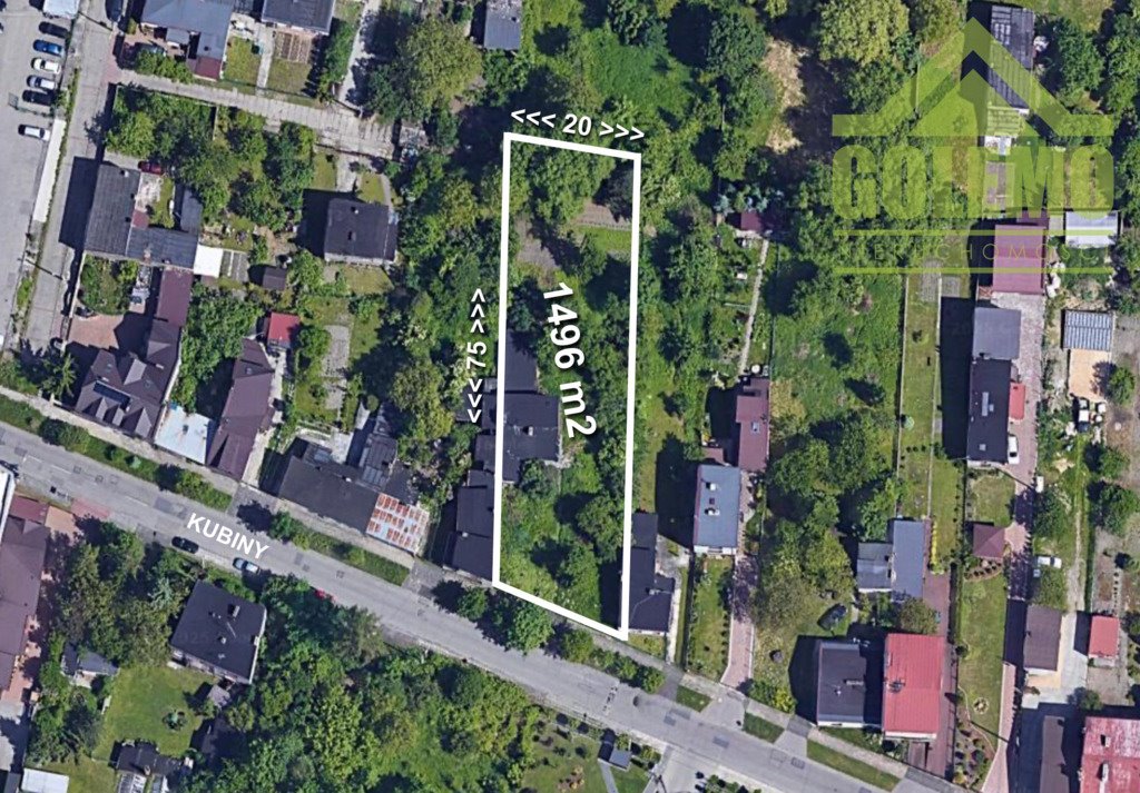 Działka z domem do remontu, blisko Jasnej Góry Częstochowa, Biskupa Teodora Kubiny  1 496m2 Foto 1