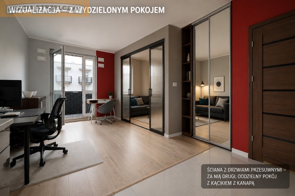 Przytulna kawalerka z balkonem, garażem i widokiem na patio Warszawa, Włochy, Rakowska  28m2 Foto 1