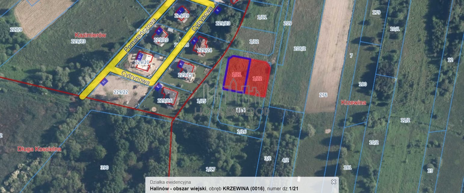 Działka budowlana na sprzedaż Krzewina  770m2 Foto 4