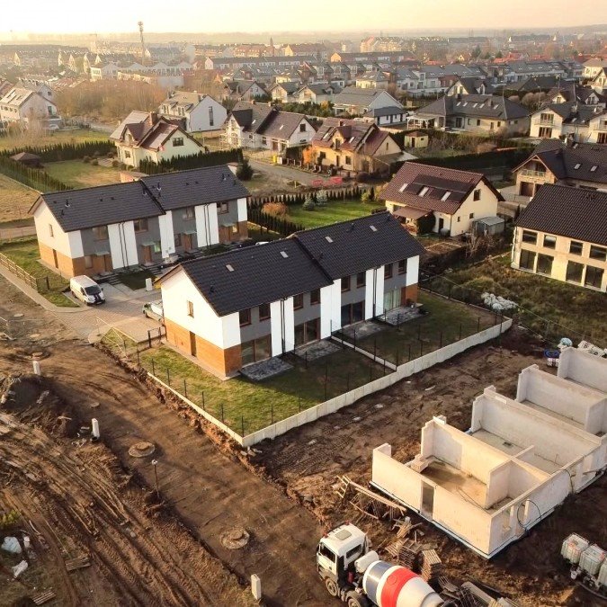 Nowoczesny segment 84 m2 z garażem i ogrzewaniem podłogowym Stargard  89m2 Foto 1